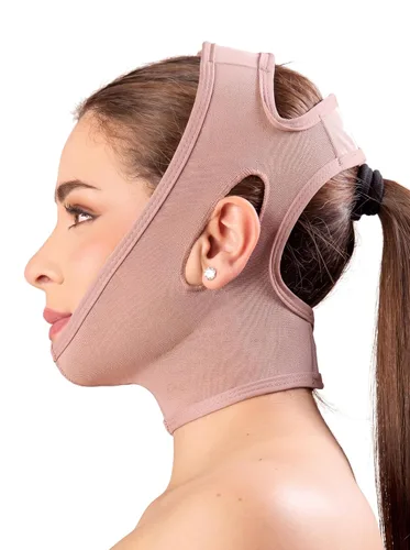 Vista 10 de Shape Concept 301 - Correa de mentón, banda de soporte, cuello y cara, alta compresión Vendaje cervical, post cirugía, lifting facial recuperación