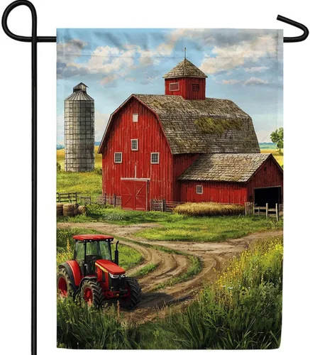 Vista 29 de A Little Rain Gnome Umbrella Garden Flag 12.5" x 18" Double Sided