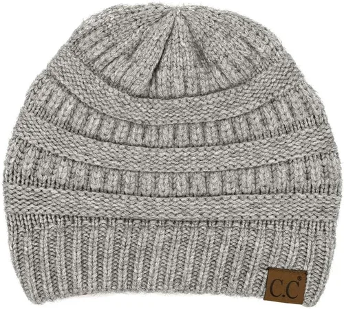 Vista 220 de C.C Trendy Warm Chunky Soft Stretch Cable Knit Beanie