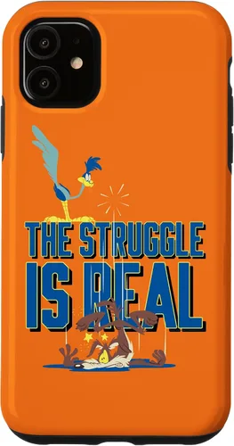 Vista 8 de iPhone 16 Looney Tunes Roadrunner the Struggle Is Real Case