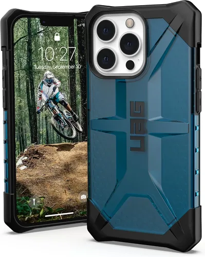 Vista 10 de URBAN ARMOR GEAR UAG - Funda protectora diseñada para iPhone 13 Pro, color negro, resistente, ligera, delgada, a prueba de golpes, Pathfinder