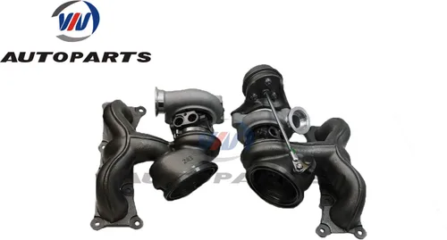 Vista 4 de TD04-17T Billet Twin Turbocompresor+2" entrada para 135i/535i/Z4/X6/740 3.0L N54