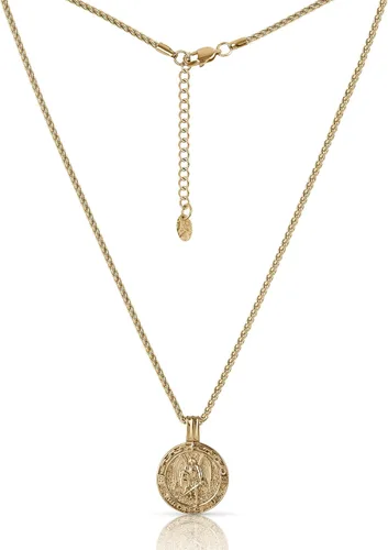 Vista 3 de Forge & Foundry Men's Pendant with 21" Extendable Necklace Chain - Compass or Saint Michael Pendant