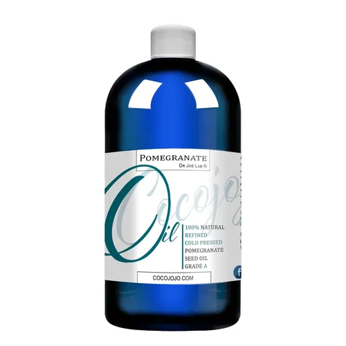 Vista 5 de cocojojo Aceite de granada 100% puro aceite de semilla prensado en frío 8 oz piel refinada uñas uñas cutículas grado premium