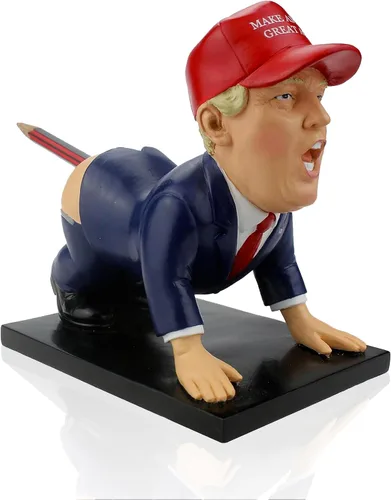Vista 7 de Soporte para bolígrafo Donald Trump, mercancía de Donald Trump. Regalos divertidos para hombres, regalos de elefante blanco para adultos. Regalos
