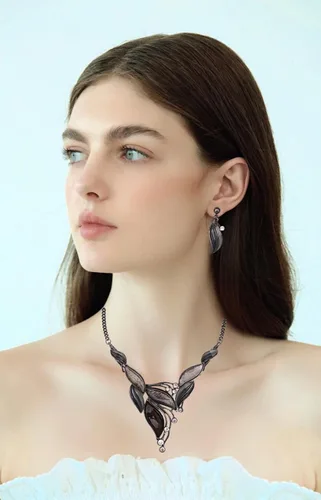 Vista 3 de SFE Conjunto de joyería bohemia con diseño de triángulo irregular para mujer