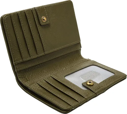 Vista 4 de Fossil Cartera plegable multifunción de cuero Liza para mujer