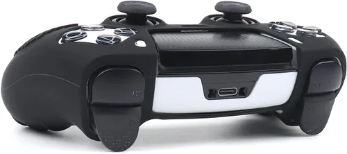 Vista 6 de RALAN Fundas de silicona para controlador con 8 agarres de pulgar, compatibles con PS5 Dualsense Edge Controller Play Station 5, accesorios a prueba