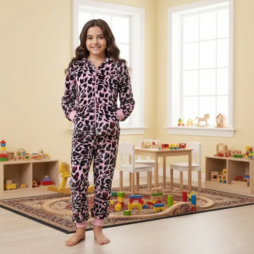 Vista 3 de A2Z - Pijama de una pieza para niños de 5 a 13 años