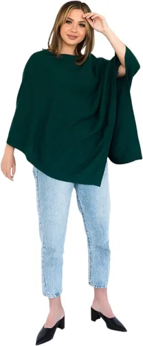 Vista 5 de Viverano Suéter de punto Poncho de punto para mujer, algodón orgánico, hilo amoroso