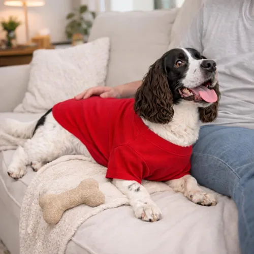 Vista 39 de Lovelonglong 2019 - Ropa para mascotas, Disfraces para Perro, Ropa Camisetas en blanco para Perros Grande Medianos Pequeños 100% Algodón 18