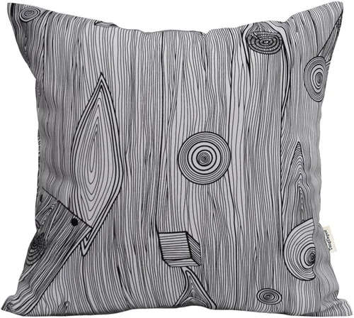 Vista 15 de TangDepot - Fundas de almohada decorativas 100% de algodón con estampado floral, fundas de almohada hechas a mano - (12 x 12 pulgadas, Negro Claro)