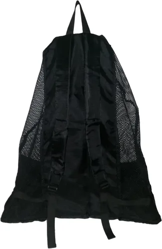 Vista 2 de Mochila XL Carry All Mesh Beach Bag con cordón y bolsillo exterior con cremallera