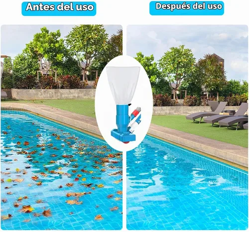 Vista 2 de Paquete de 4 bolsas de repuesto de malla al vacío XL para piscina, color blanco de 18.5 x 16.5 pulgadas