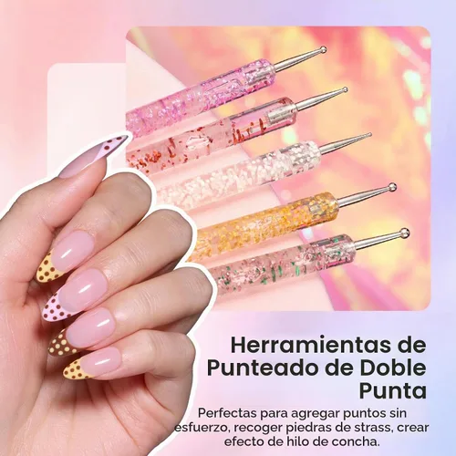 Vista 3 de Beetles - 31 pinceles para arte de uñas, herramientas de puntos, bolígrafos