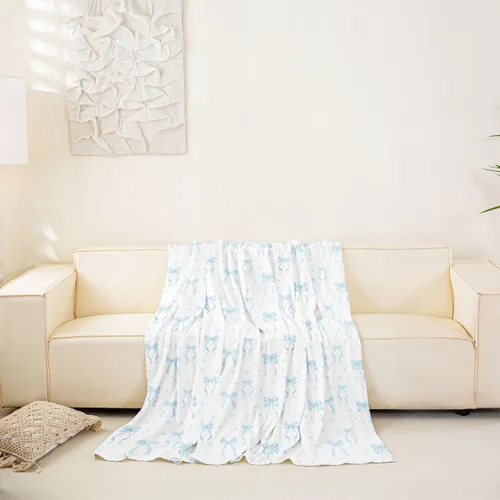 Vista 6 de Erosebridal Fundas de sofá con lazo de princesa de 71 x 91 pulgadas, fundas de sofá con lazo de lazo, protector de sofá de princesa