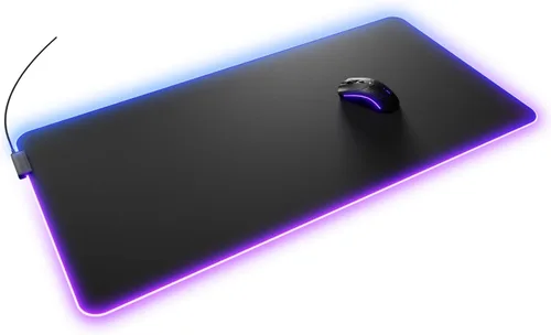 Vista 14 de GLORIOUS Gaming Mouse Pad GMP 2 GLED - XL - 2-Zone RGB Lighting, InfiniGlow RGB Stitchless Edge, Premium Cloth Surface, Grippy Rubber Base