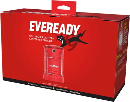 Vista 9 de Eveready LED Camping Lantern 360 PRO (3-Pack), Super Bright Tent Lights, IPX4 Water Resistant LED Lanterns for Power Outage Hurricane Preparedness