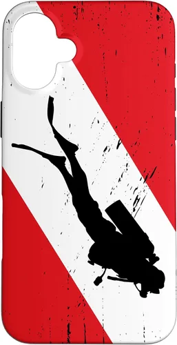 Vista 22 de Funda de buceo para iPhone 17, regalos de buceo, diseño vintage de buceo