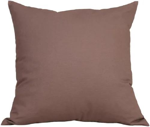 Vista 10 de Lujosa funda de almohada de algodón egipcio, 2 piezas, patrón sólido, 400 hilos (12 x 12 pulgadas, beige)