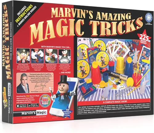Vista 7 de Marvin's Magic - Juego de Magia para Niños - Caja de Trucos, Trucos Increíbles para Niños - Gama Made Easy - Incluye Varita, Trucos de Cartas, Mucho