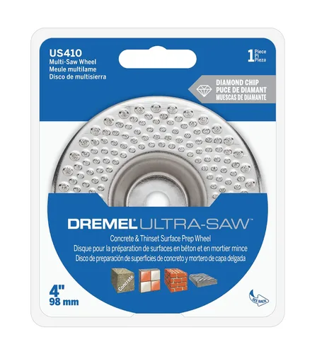 Vista 4 de Dremel Ultra-Saw US410-01 - Rueda de preparación de hormigón y superficie delgada de 4 pulgadas