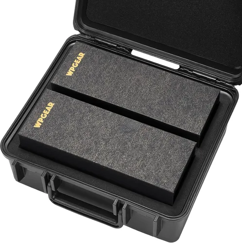 Vista 3 de WPGEAR Cajas de Almacenamiento Toploader Impermeables para Portadores de Tarjetas Rígidas de 3" x 4" 35PT, Juego de Estuche para Tarjetas