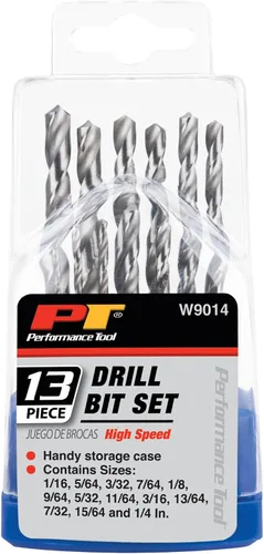 Vista 2 de Performance Tool Juego de brocas W9014