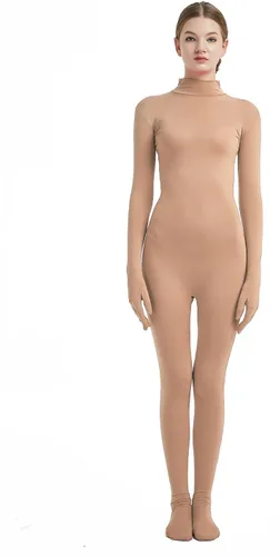 Vista 2 de Disfraz de mujer sin capucha de elastano, leotardo, traje Zentai