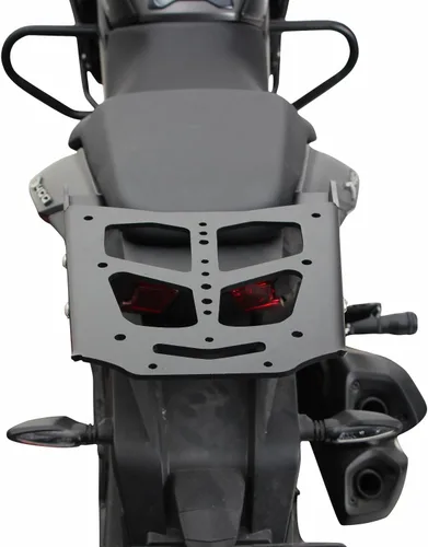 Vista 2 de GP Kompozit Portaequipajes trasero negro compatible con Bajaj Dominar 250 / Dominar 400 2017-2023