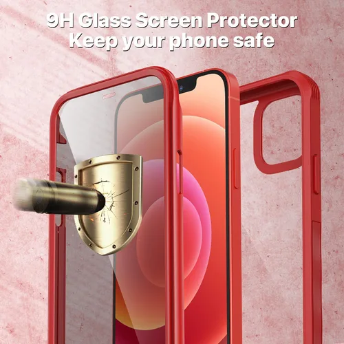 Vista 414 de CENHUFO Funda de privacidad para iPhone 11 Pro, funda de cuerpo completo con protector de pantalla de privacidad de vidrio templado 9H integrado