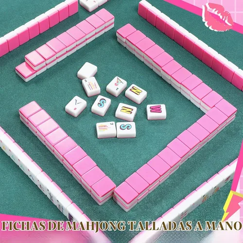 Vista 7 de Disco Grabado 160 Mini Travel American Mahjong Juego