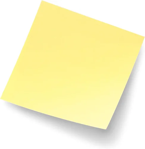 Vista 2 de Post-it Bloque de notas original, 3" x 3" 50 hojas por bloque, paquete de 4 color amarillo, Amarillo canario