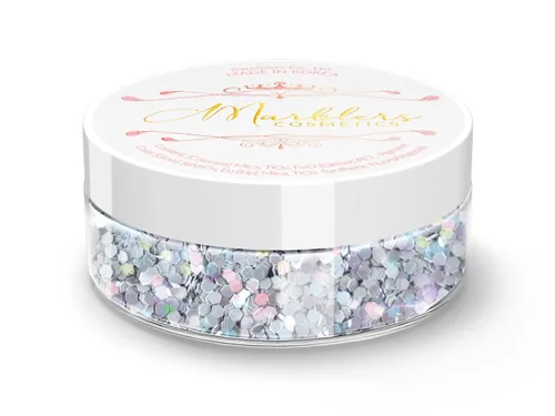 Vista 98 de MARBLERS Polvo de mica natural grueso [perla azul acero] 0.11 onzas (0.11 oz) altamente pigmentado no tóxico, vegano, libre de crueldad animal