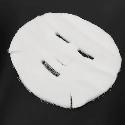 Vista 9 de ZJchao Máscaras faciales de gasa, máscara facial desechable de absorción de agua, mascarilla facial de alta permeabilidad, gasa precortada, hoja