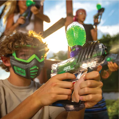 Vista 3 de Gel Blaster Surge 2 con activador de brillo Starfire integrado, juguete GelBlaster mejorado con rango de más de 100 pies, modos semiautomáticos