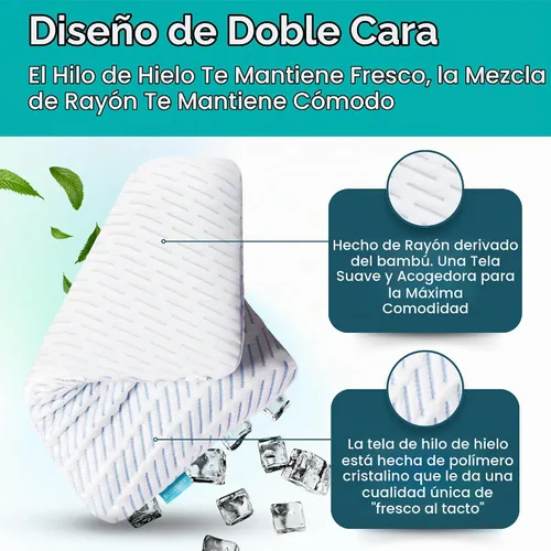 Vista 3 de BLISSBURY Almohada súper fina de 2.2 pulgadas para dormir, almohada plana de espuma viscoelástica premium fría al tacto para dormir boca abajo