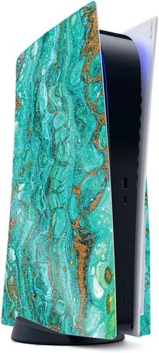 Vista 63 de MightySkins - Skin para juegos con purpurina brillante para PS5 y Playstation 5, ágata amatista, acabado duradero con purpurina de alto brillo