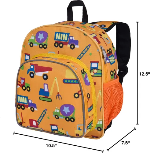 Vista 10 de Wildkin Paquete de mochila de 12 pulgadas con botella de agua reutilizable de acero de 14 onzas (en construcción)
