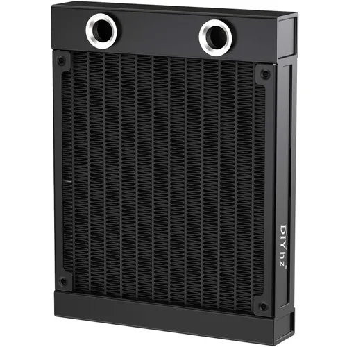 Vista 10 de Radiador de Refrigeración por Agua para Computadora, Intercambiador de Calor de Aluminio de 8 Tubos, Radiador de Refrigeración Líquida con Rosca