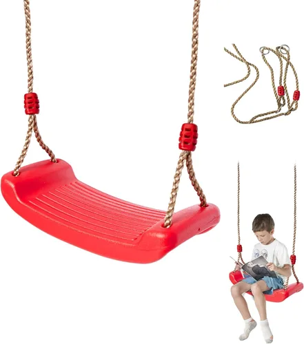 Vista 8 de IFOYO Asiento de columpio de árbol, accesorios para niños, patio de juegos al aire libre e interior, azul
