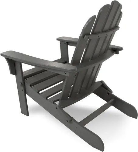 Vista 4 de Trex Outdoor Furniture silla plegable modelo Cape Cod Adirondack, piedra ( Stepping Stone)