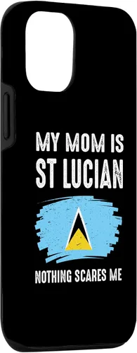 Vista 3 de Funda para iPhone 15 My Mom Is St Lucian Santa Lucía Pride Flag Heritage Roots
