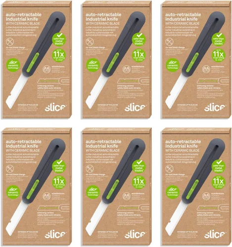 Vista 9 de Slice 10559 Herramienta de espuma aislante extra larga de 3 pulgadas, diseñada para cortar espuma, hoja de cerámica amigable con los dedos se ajusta