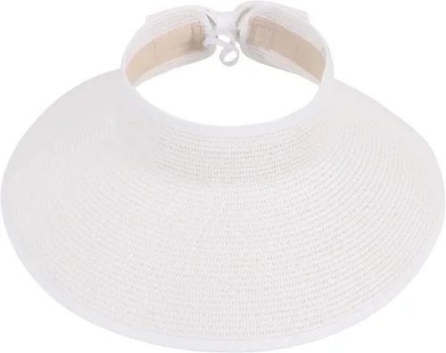 Vista 62 de Simplicity - Sombrero con protección solar UV UPF 50 para mujer, convertible en visera para playa
