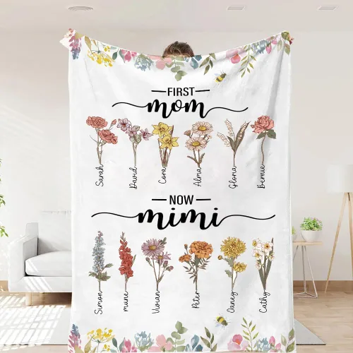 Vista 21 de Pofily Regalos de hija para mamá, manta "to My Daughter", regalos para mamá, abuela, tatarabuela, regalo para mamá, regalo de Navidad, graduación