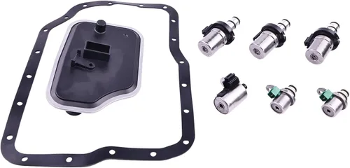 Vista 6 de Kit de servicio de filtro de solenoide de cambio de transmisión 4F27E Compatible con Ford Focus Transit Connect Compatible con Mazda Protege