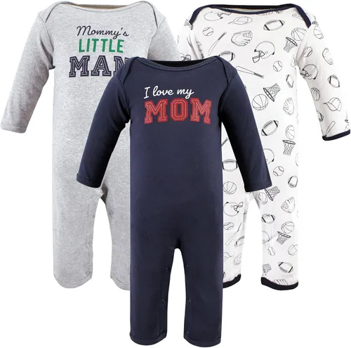 Vista 54 de Hudson Baby - Overol unisex de algodón para bebé Manzana