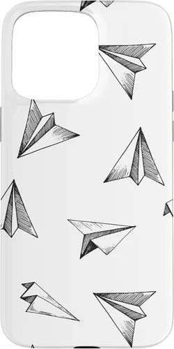 Vista 31 de Papel Avión Patrón Avión Avión Aviación Aviación Caso para iPhone 17