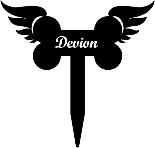 Vista 11 de Marcadores de tumbas para mascotas, marcadores conmemorativos para mascotas, placas de lápidas de metal para jardín, regalos personalizados